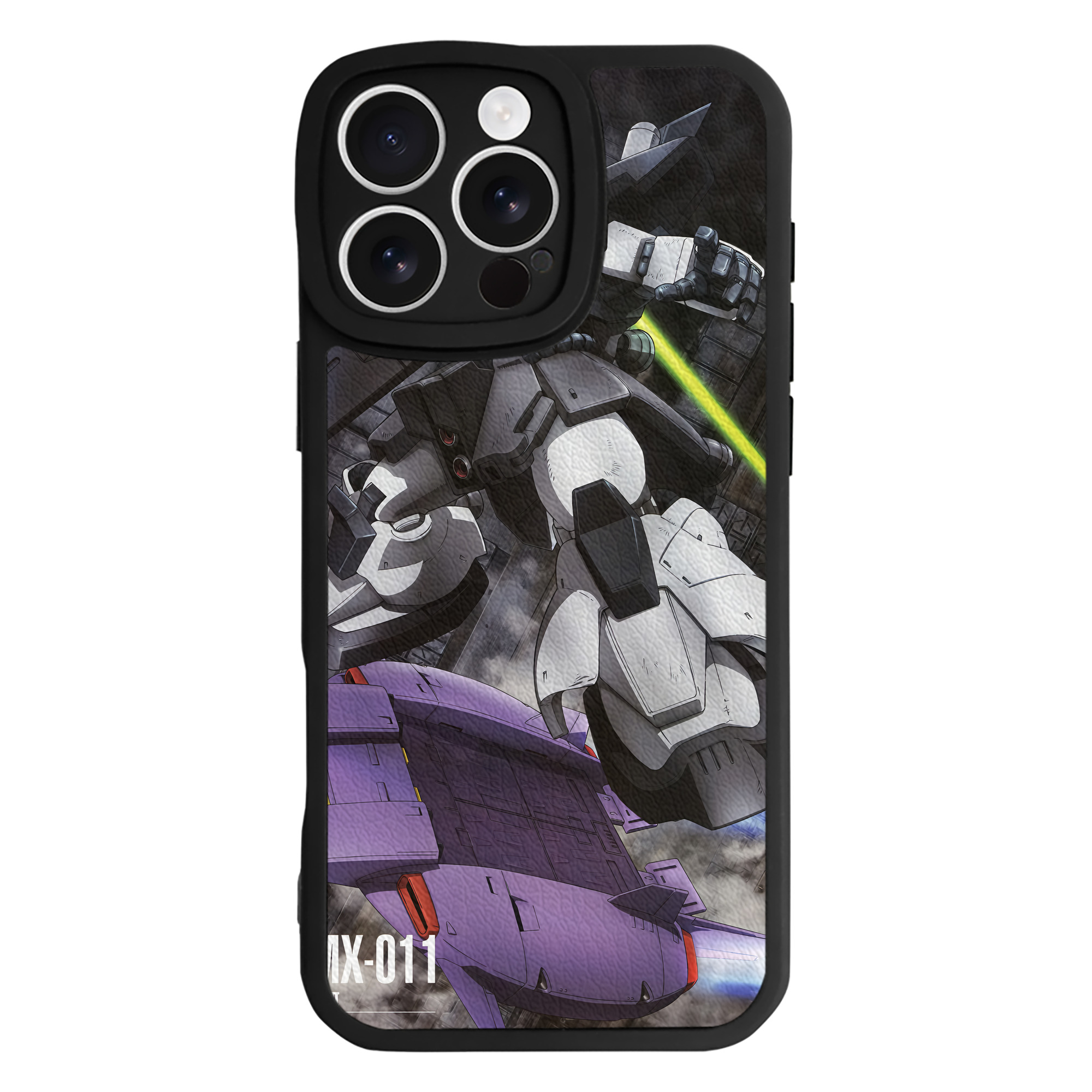 （画像用） 機動戦士ガンダム Mobile Suit Gundam 【iPhone 16シリーズ対応】シリコンスマホケース（レザー調） 材質：シリコン